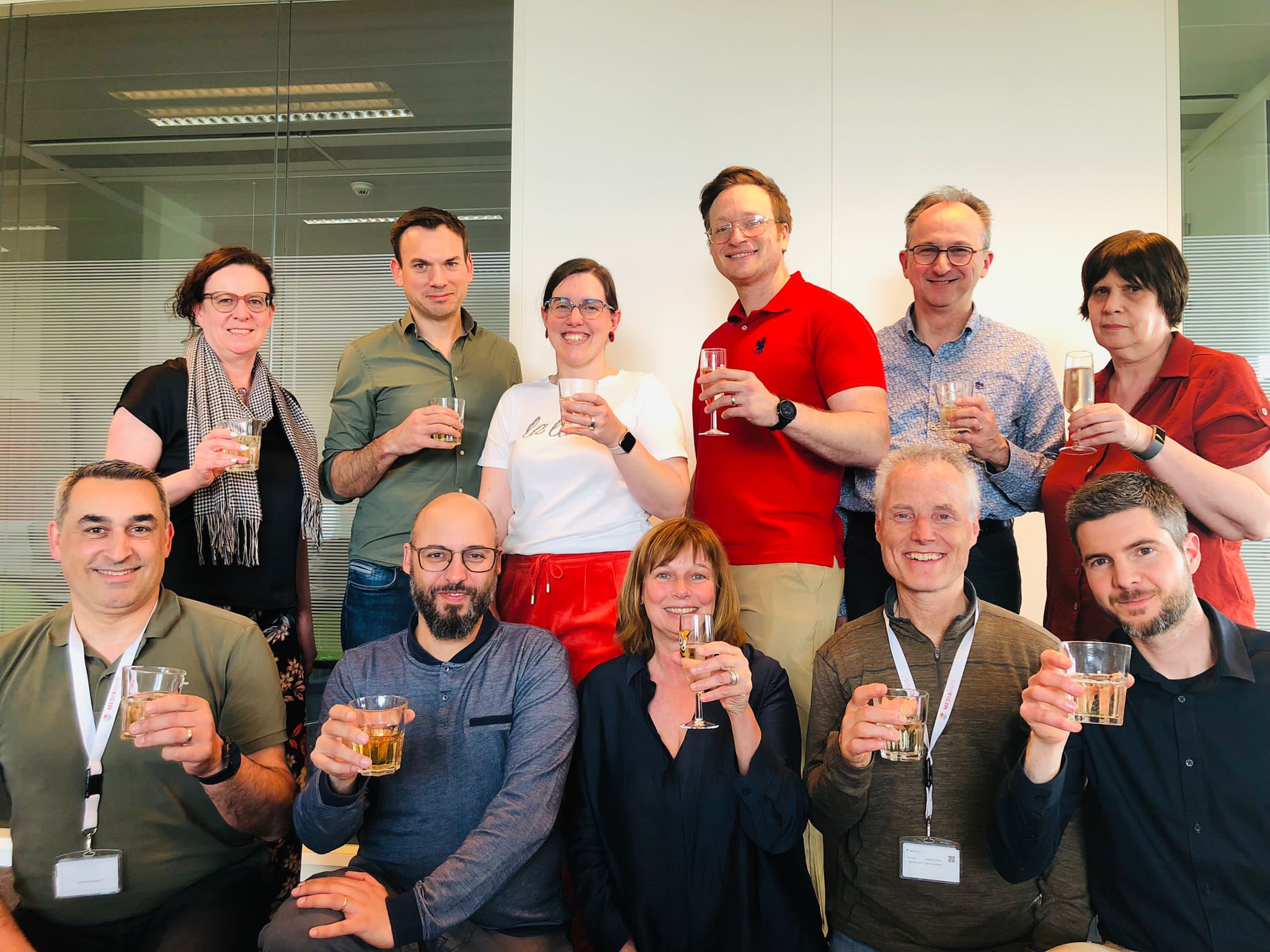 Mediahuis Luxembourg Team Celebration