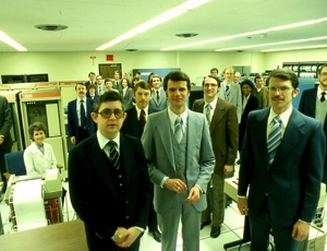 The T and B Computing office in 1980